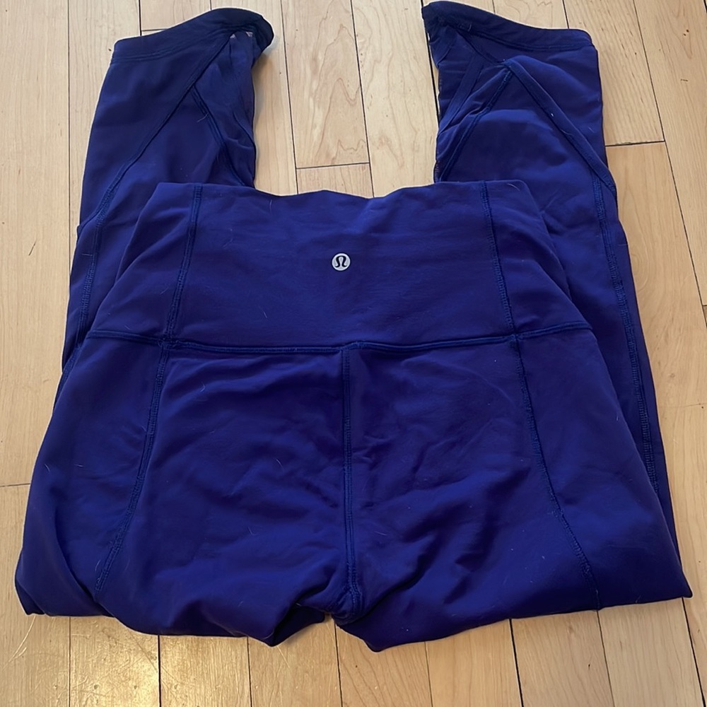 Lululemon Crop Leggings with mesh detailing